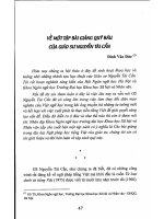 Báo cáo khoa học Về một bài giảng quý báu của Giáo sư Nguyễn Tài Cẩn