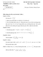 ĐỀ THI THỬ MÔN TOÁN 2011- CÓ ĐÁP ÁN