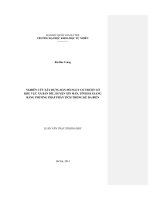 Nghiên cứu xây dựng bản đồ nguy cơ trượt lở khu vực xã Bản Díu, huyện Xín Mần, tỉnh Hà Giang bằng phương pháp phân tích thống kê đa biến