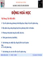 ĐỘNG HÓA HỌC, ĐẠI HỌC Y DƯỢC TPHCM