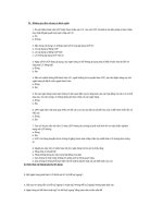 Câu hỏi trắc nghiệm môn thanh toán quốc tế