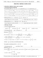 phương trình lượng giác nâng cao có đáp án