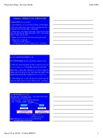 CHƯƠNG 6 -STRESS VÀ SỰ TÍCH NGHI