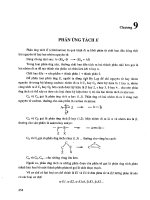 CHƯƠNG 9 PHẢN ỨNG TÁCH E