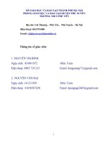 TÍCH HỢP KIẾN THỨC CÁC MÔN  VẬT LÍ, HÌNH HỌC,CÔNG NGHỆ, GIÁO DỤC CÔNG DÂN VÀO GIẢNG DẠY BÀI MỘT SỐ BÀI TOÁN VỀ ĐẠI LƯỢNG TỈ LỆ NGHỊCH” MÔN TOÁN 7.