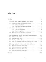 Một số vấn đề về phần xoắn của đường cong elliptic