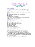 giáo án theo chương trình mới chủ đề thế giới động vật dành cho các bé lớp mầm