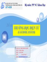 Thuyết trình Trường học điện tử (E-School system)