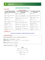 vhuyên đề toán tích phân