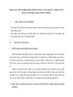 BÁO CÁO THÍ NGHIỆM HỆ THỐNG PHẢN ỨNG KHUẤY TRỘN GIÁN ĐOẠN VỚI ĐIỀU KIỆN ĐẲNG NHIỆT