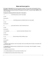 Must and have got to