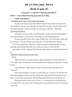 Đề cương học phần - Kinh tế quốc tế