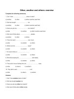 Other another and others exercise