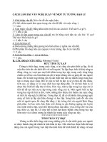 CÁCH LÀM BÀI VĂN NGHỊ LUẬN VỀ MỘT TƯ TƯỞNG ĐẠO LÍ