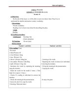 Giáo án tiếng anh 6 unit 6 places