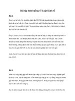 Bài tập tình huống về Luật Kinh tế