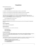 Giới từ và định nghĩa