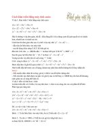 Cách khai triển bằng máy tính casio