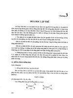 CHƯƠNG 3 HÓA HỌC LẬP THỂ