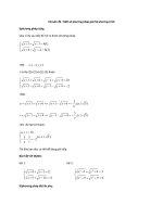 một số phương pháp giải hệ phương trình