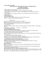 Đề cương ôn tập hóa học 10 học kì II