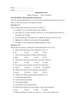 Midterm test 2.ngữ âm tiếng anh