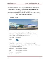 PHÂN TÍCH THỰC TRẠNG ÁP DỤNG HỆ THỐNG QUẢN TRỊ CHẤT LƢỢNG HACCP TẠI CÔNG TY CỔ PHẦN XUẤT NHẬP KHẨU THỦY SẢN CỬU LONG AN GIANG