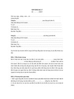 Hợp đồng đại lý