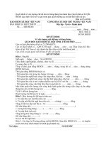 Quyết định về việc hưởng chế độ hưu trí hàng tháng