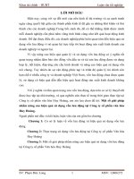 Một số giải pháp nhằm nâng cao hiệu quả sử dụng vốn lưu động tại Công ty cổ phần văn hóa Huy Hoàng