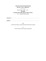 Sử dụng công trình hạ tầng ký thuật