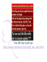 CHUYÊN ĐỀ MỘT SỐ VẤN ĐỀ VỀ NÃO