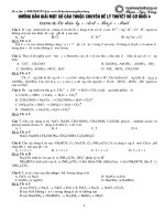 Hướng dẫn giải một số câu thuộc chuyên đề lí thuyết vô cơ
