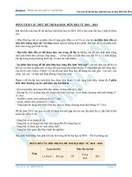 Phân tích cấu trúc đề thi ĐH môn hóa