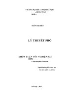 Khóa luận tốt nghiệp toán Lý thuyết phổ