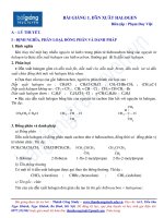 Chuyên đề dẫn xuất halogen