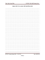 báo cáo Thực Tập Công Nhân tại công trình nhà phố dân dụng tại khu dân cư Phú Lợi 1