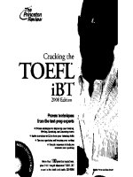 Cracking the TOEFL iBT, 2008 Edition