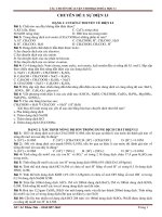 Chuyên đề luyện thi sự điện li