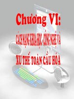 bài giảng cách mạng khoa học công nghệ và xu thế toàn cầu hóa nửa sau thế kỷ XX