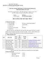 Đề cương chi tiết học phần: Kế toán tài chính doanh nghiệp học phần 3 (bậc cao đẳng)