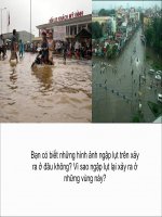 thuyết trình về ngập lụt