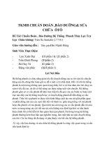 Đề Tài: Chuẩn Đoán , Bảo Dưỡng Hệ Thống  Phanh Thủy Lực Trợ Lực  Chân không( Trên Xe Santafer 2.7 V6 )