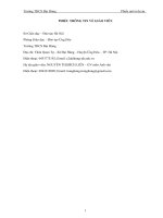 phiếu mô tả hồ sơ dạy học theo chủ đề tích hợp môn tiếng anh  DO SOMETHING TO PROTECT OUR ENVIRONMENT