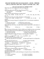 Bài tập chương dẫn xuất halogen - ancol - phenol