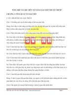 TỔNG HỢP TÀI LIỆU MÔN “KĨ NĂNG GIAO TIẾP THUYẾT TRÌNH