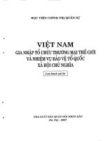 Báo cáo Những thách thức trên lĩnh vực văn hoá và vấn đề bảo vệ các giá trị văn hoá dân tộc khi Việt Nam gia nhập tổ chức thương mại thế giới