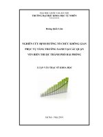Nghiên cứu định hướng tổ chức không gian phục vụ tăng trưởng xanh tại các quận ven biển thuộc thành phố Hải Phòng