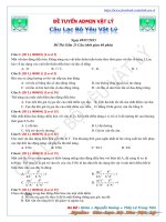 Đề thi tuyền admin club yêu vật lý   thầy lê TRUNG TIẾN