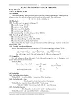 Lí thuyết và bài tập dẫn xuất halogen - ancol - phenol